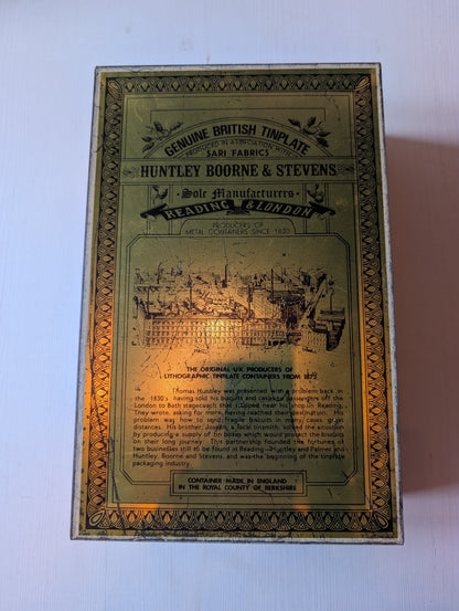Vintage Sportsmans Relish Lithographed Tin (Empty) - Huntley, Boorne & Stevens
