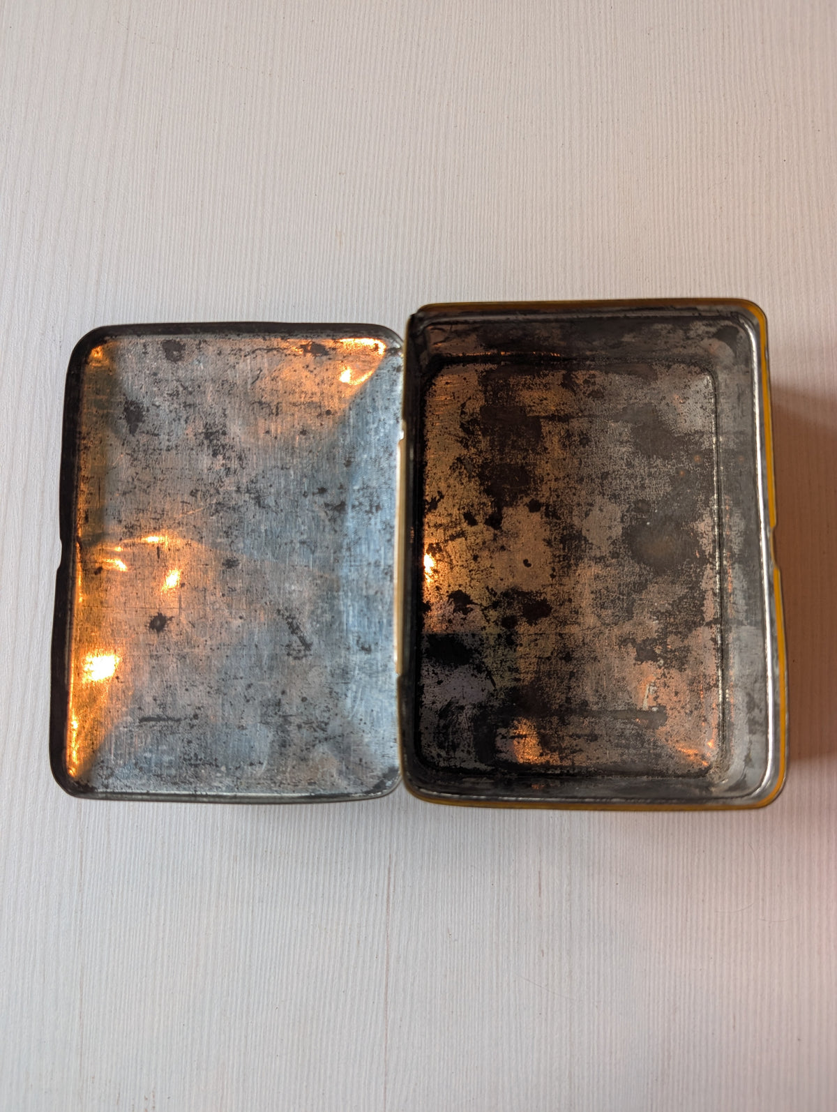 Vintage Dunlop Small Motor Cycle Tyre Repair Outfit Tin (Empty) - 1950s Approx