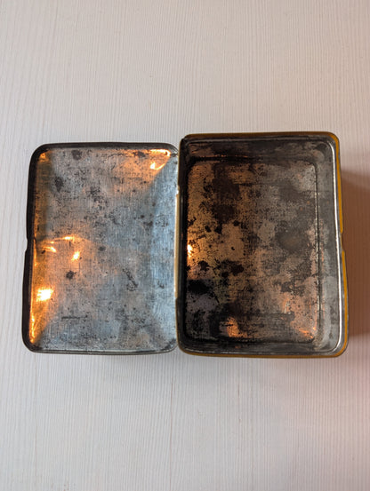 Vintage Dunlop Small Motor Cycle Tyre Repair Outfit Tin (Empty) - 1950s Approx