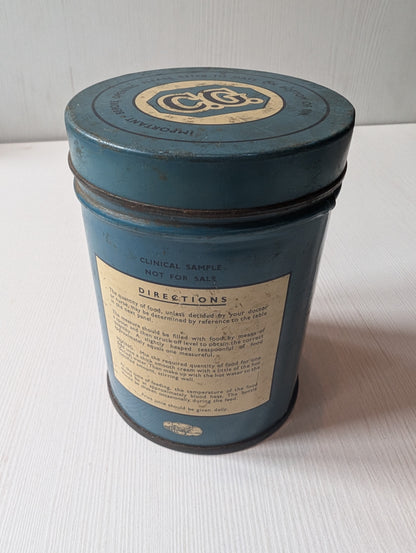 Vintage Cow & Gate Milk Food Tin (Empty) - 1950s Approx