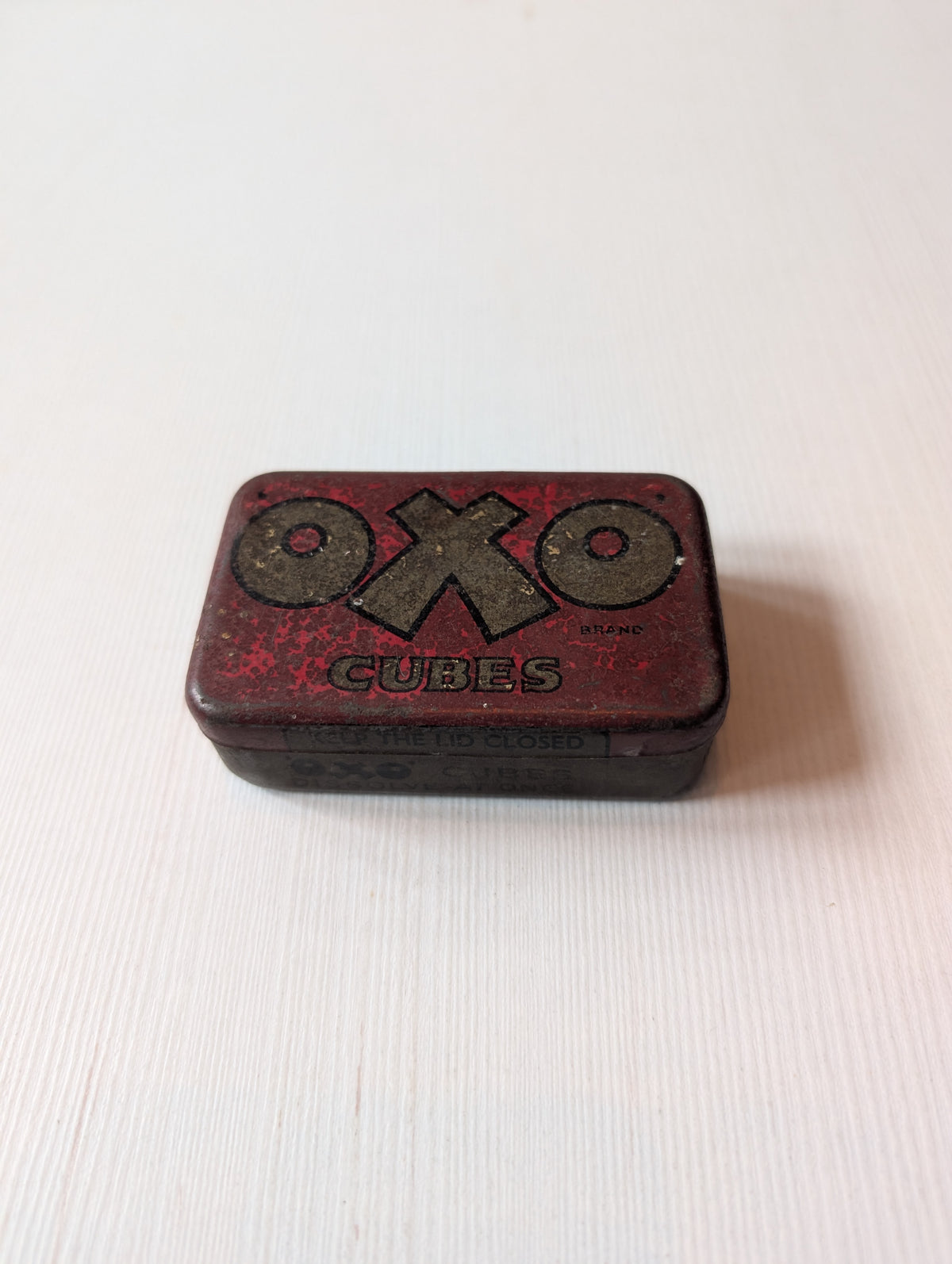Vintage Small Oxo Cubes Tin (Empty) - 1940s Approx