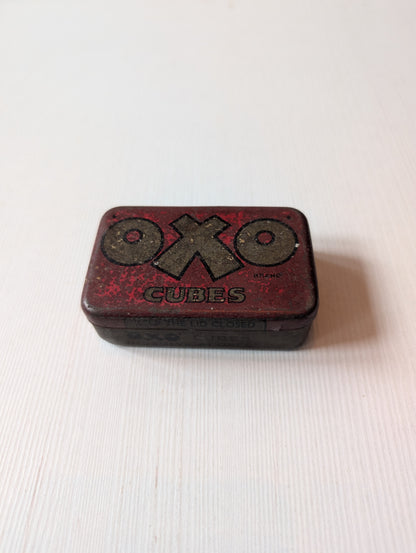Vintage Small Oxo Cubes Tin (Empty) - 1940s Approx