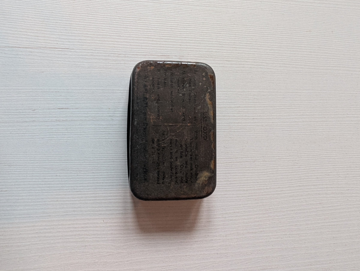 Vintage Small Oxo Cubes Tin (Empty) - 1940s Approx