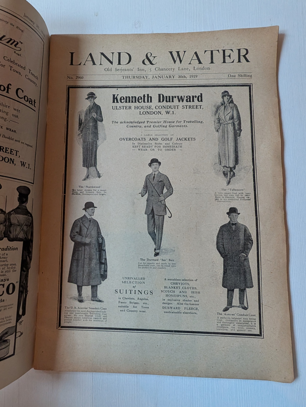 Land & Water Magazine No. 2960 - Thursday, January 30th 1919