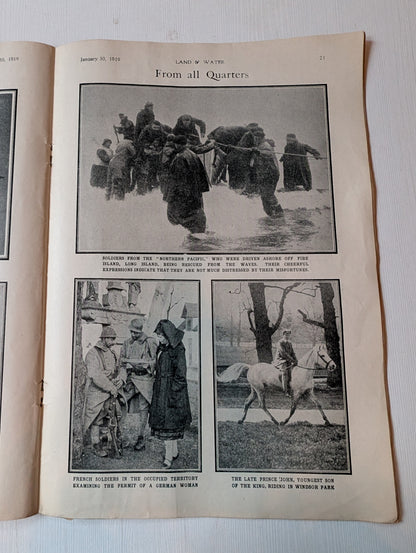 Land & Water Magazine No. 2960 - Thursday, January 30th 1919
