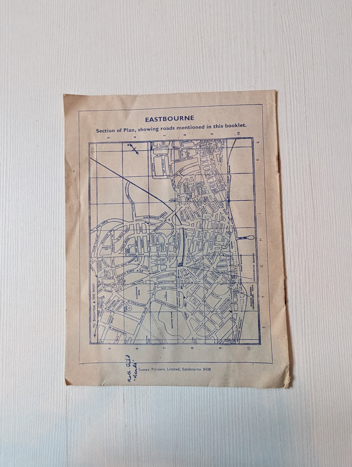 Vintage Holiday Accommodation at Eastbourne Booklet - 1950s Approx