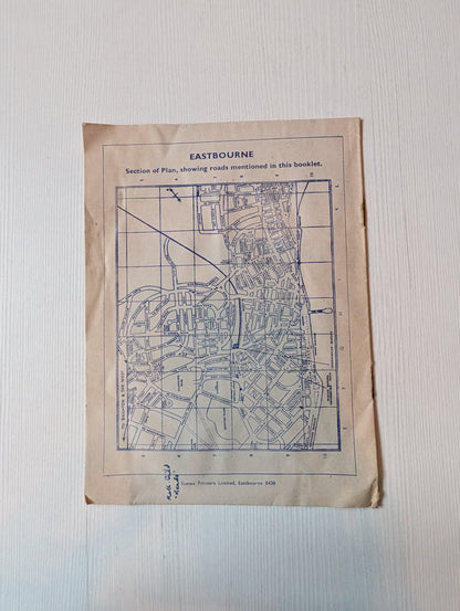 Vintage Holiday Accommodation at Eastbourne Booklet - 1950s Approx