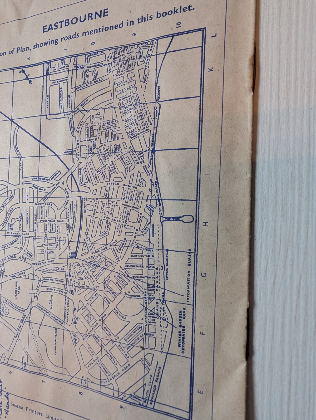 Vintage Holiday Accommodation at Eastbourne Booklet - 1950s Approx
