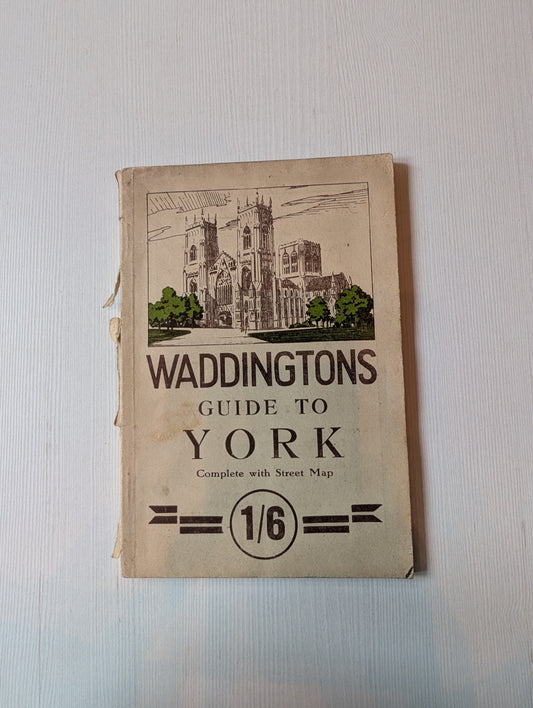 Vintage Waddingtons Guide to York Booklet - 1940s Approx
