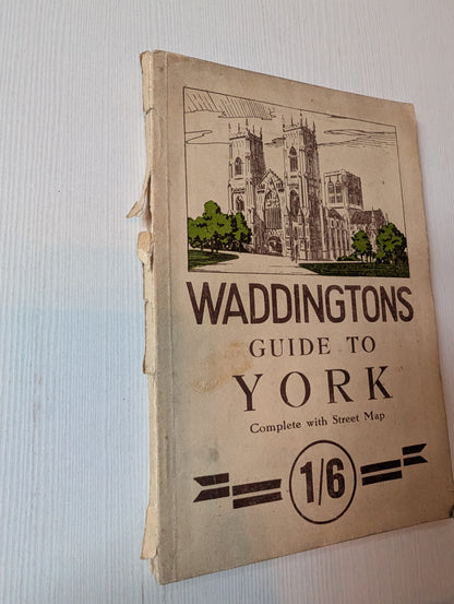 Vintage Waddingtons Guide to York Booklet - 1940s Approx