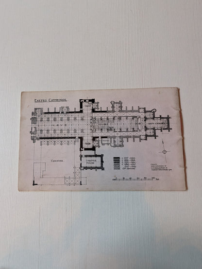 Exeter Cathedral: Pictures, Notes, and a Plan Booklet - 5th Edition - April 1927