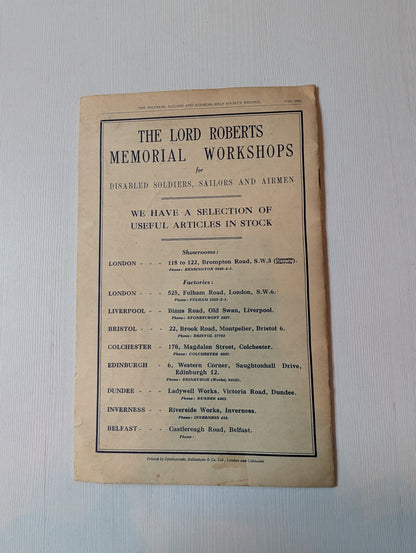 The Soldiers, Sailors and Airmens Help Record - July 1948