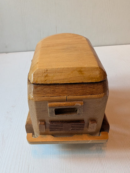Vintage Wooden Tuk-Tuk/Auto-Rickshaw Toy Vehicle