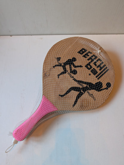 Wooden Beach Tennis Set - Beach Ball