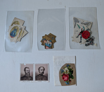 Antique and Vintage Paper Ephemera Bundle - x10 Pieces For Scrapbooking/Crafts #5