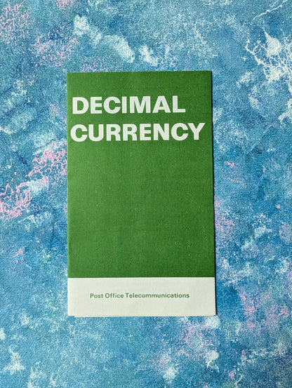 Vintage Post Office Telecommunications Decimal Currency Guide Leaflet - 1971