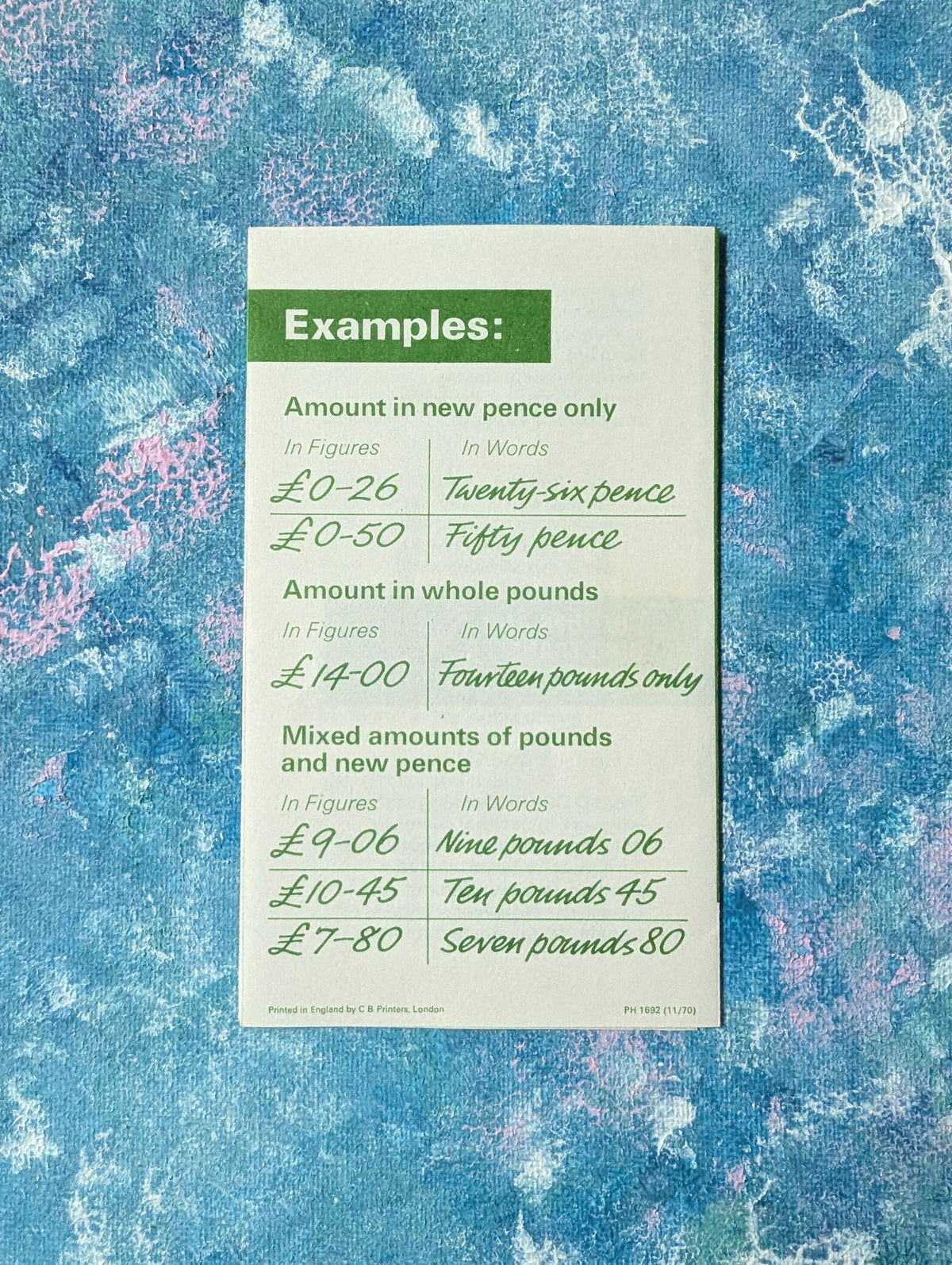 Vintage Post Office Telecommunications Decimal Currency Guide Leaflet - 1971