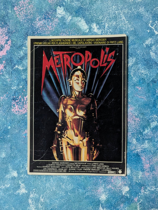 Vintage French-Language Metropolis Movie Postcard