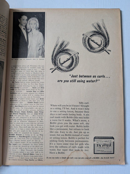 Screen Stories Magazine September 1962 - Elizabeth Taylor Cleopatra Cover