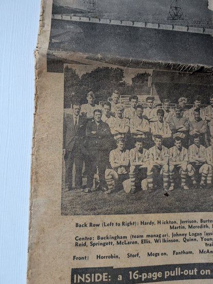 Sheffield Star Newspaper August 19, 1961 - Soccer Special 1961-1962