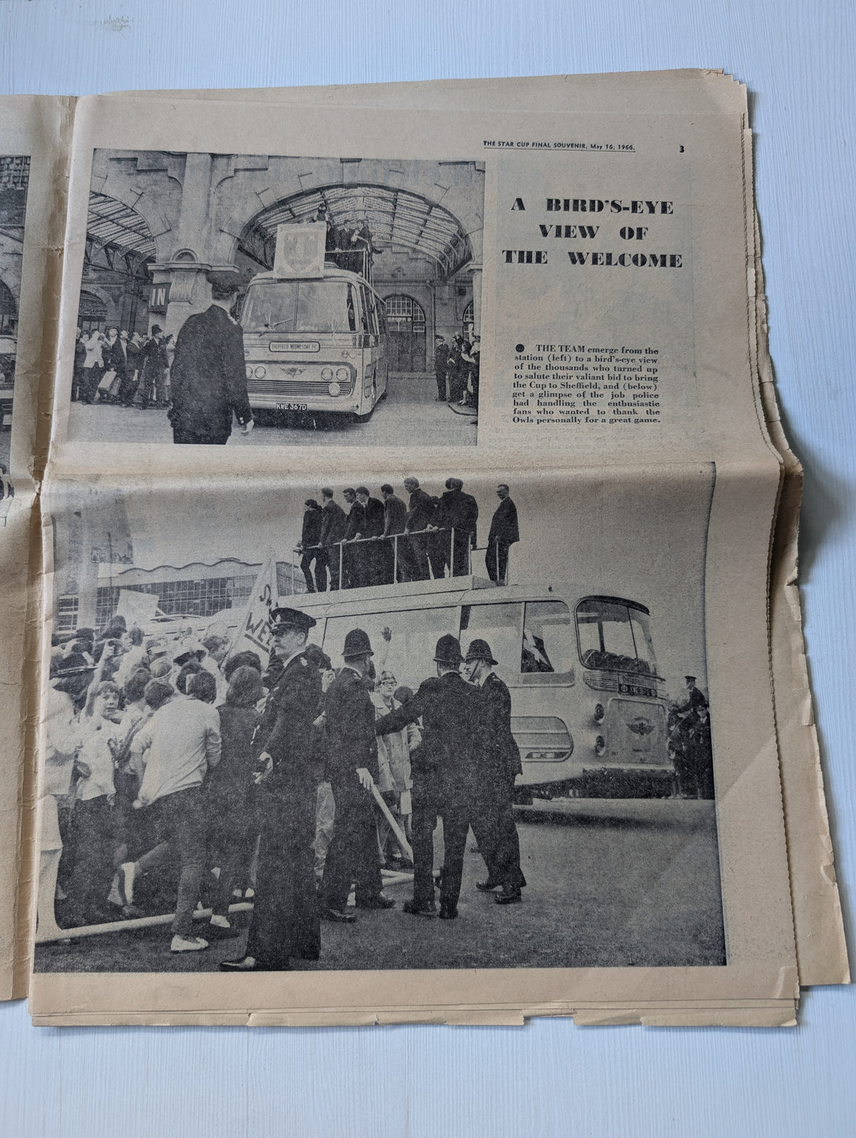 Sheffield Star Newspaper F.A. Cup Souvenir Issue 1965-66