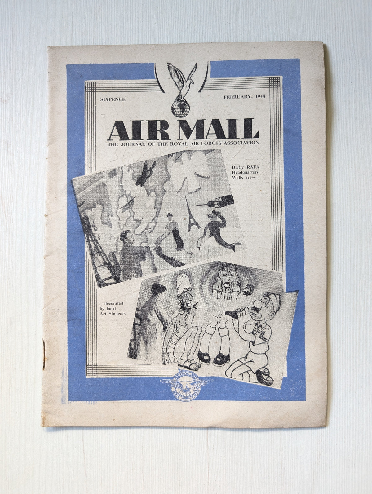RAFA Journal Air Mail Magazine - February, 1948