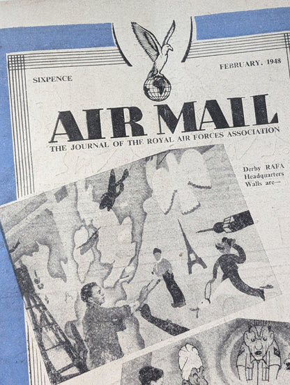 RAFA Journal Air Mail Magazine - February, 1948