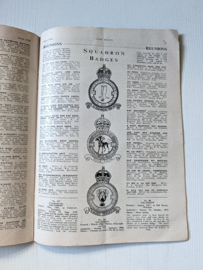 RAFA Journal Air Mail Magazine - June 1948