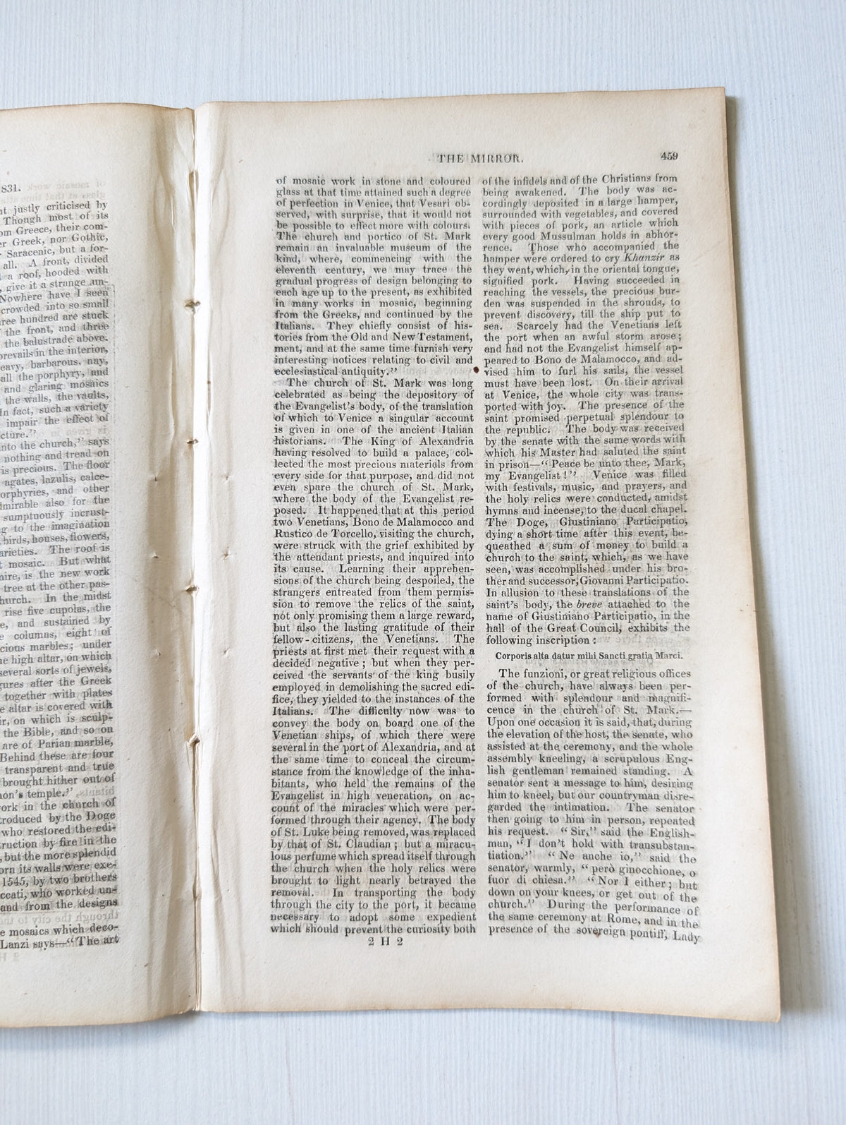 The Mirror of Literature, Amusement, and Instruction No. 466 - 1830
