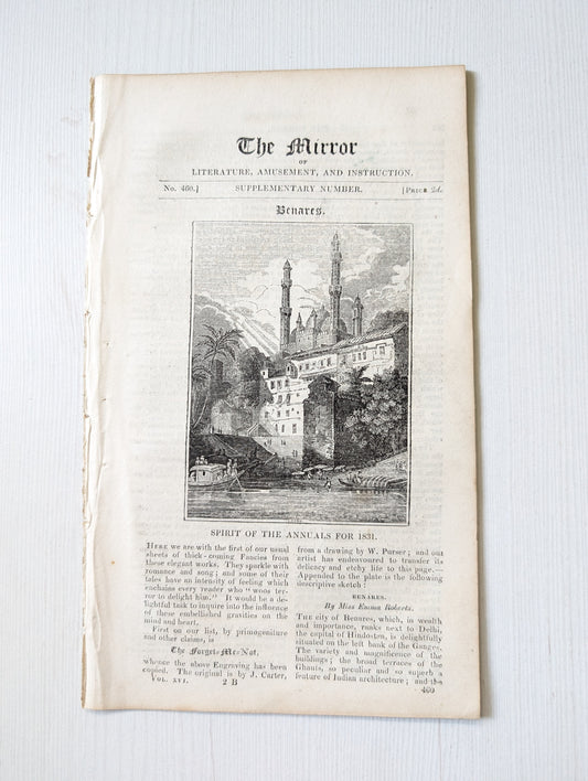 The Mirror of Literature, Amusement, and Instruction No. 460 - 1830