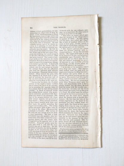 The Mirror of Literature, Amusement, and Instruction No. 460 - 1830