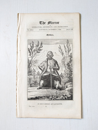 The Mirror of Literature, Amusement, and Instruction No. 454 - 1830