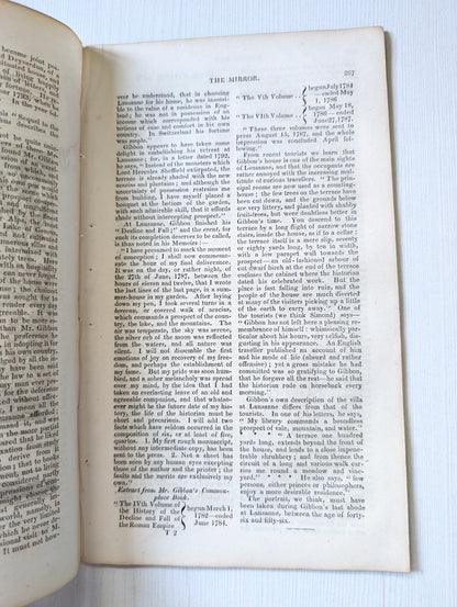 The Mirror of Literature, Amusement, and Instruction No. 454 - 1830