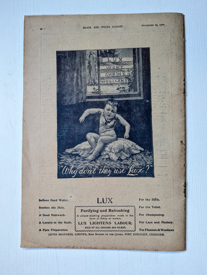 Black & White Budget Vol. III No. 51 - September 29th, 1900