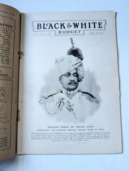 Black & White Budget Vol. III No. 51 - September 29th, 1900