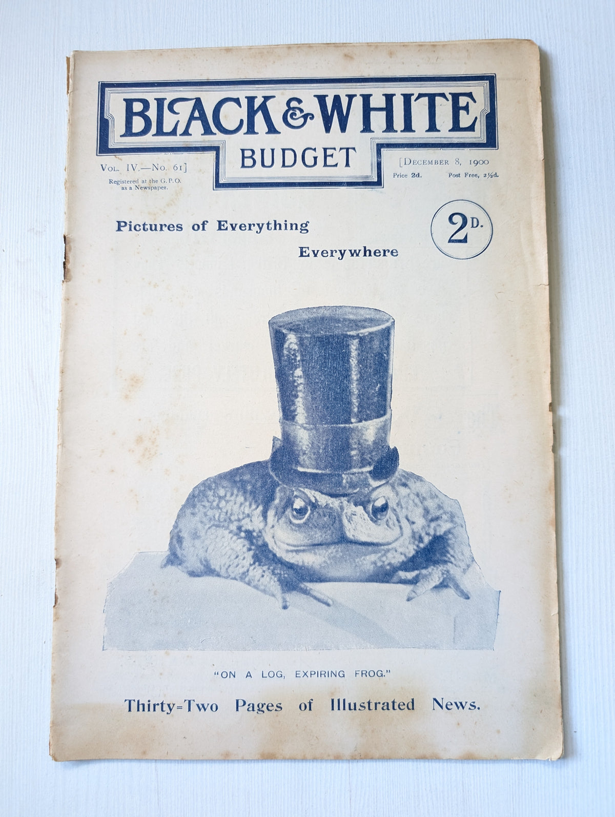 Black & White Budget Vol. IV No. 61 - December 8th, 1900