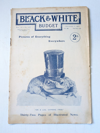 Black & White Budget Vol. IV No. 61 - December 8th, 1900
