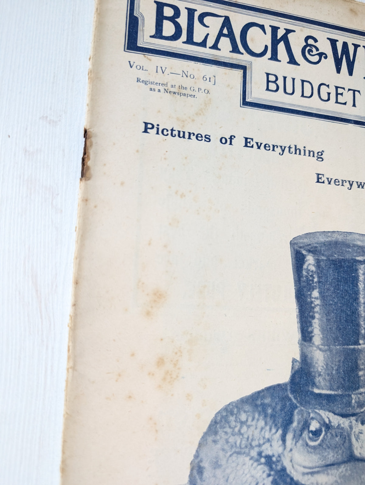Black & White Budget Vol. IV No. 61 - December 8th, 1900