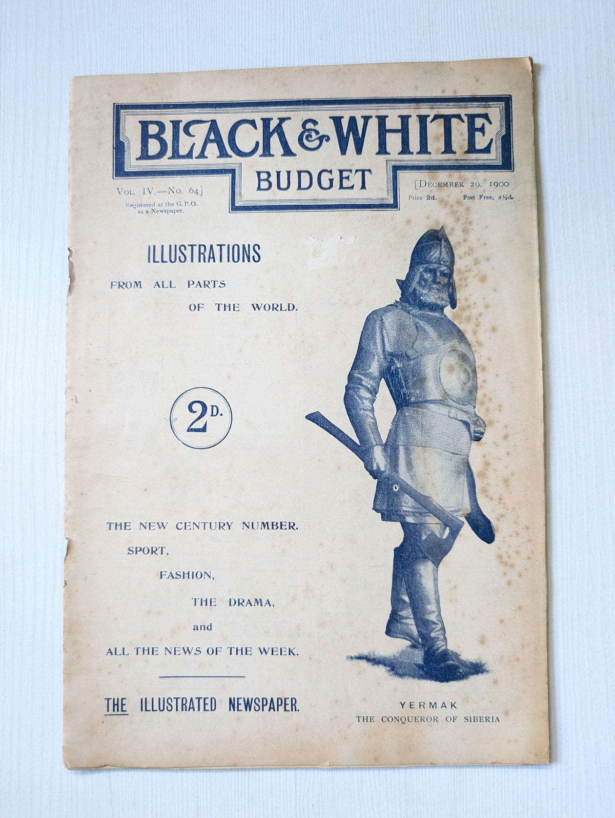 Black & White Budget Vol. IV No. 64 - December 29th, 1900