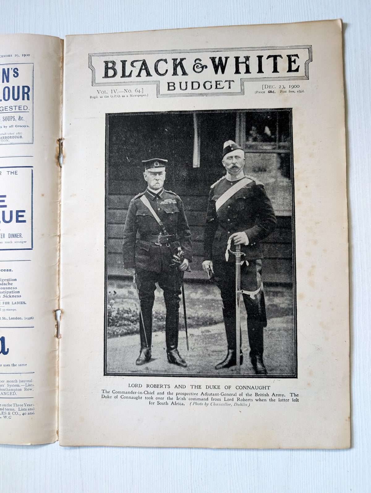 Black & White Budget Vol. IV No. 64 - December 29th, 1900