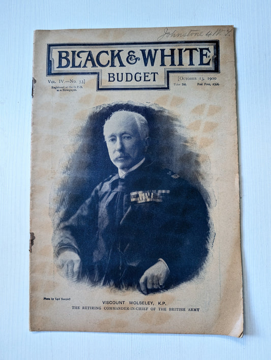 Black & White Budget Vol. IV No. 53 - October 13th, 1900