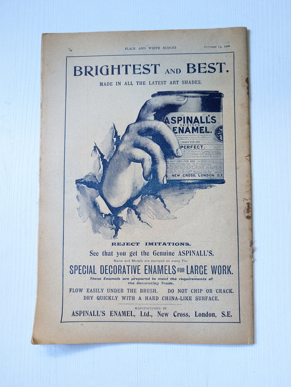Black & White Budget Vol. IV No. 53 - October 13th, 1900