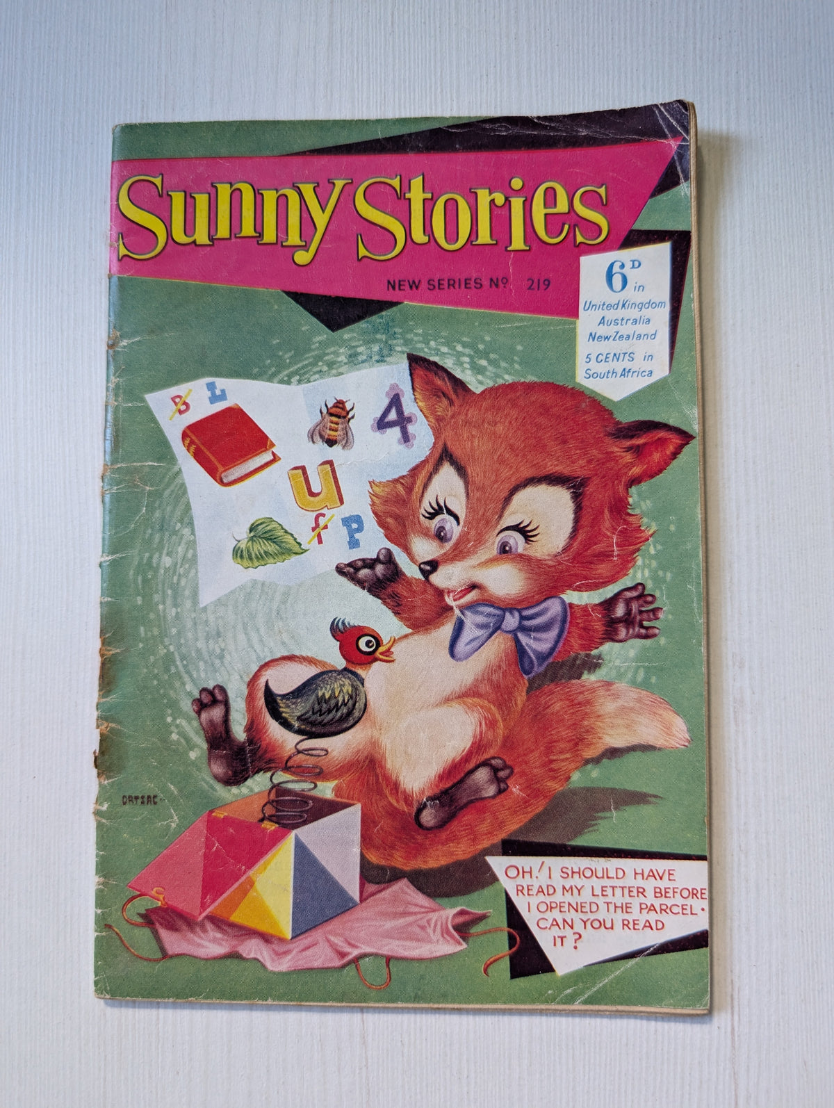 Sunny Stories No. 219 - 1962 - George Newnes Ltd