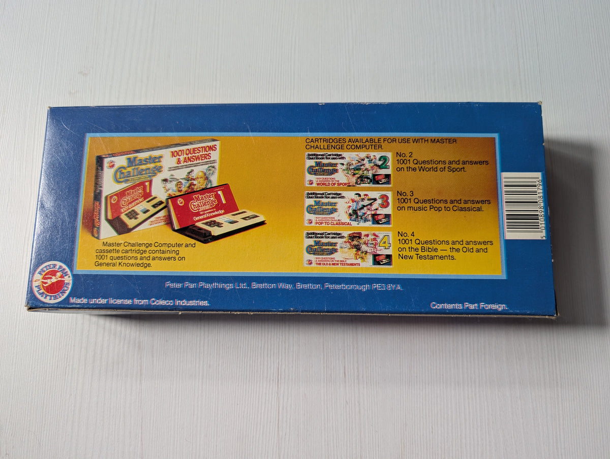Vintage Master Challenge Cartridge/Quiz Books 1, 2 + 3 - 1980s, Tested/Working