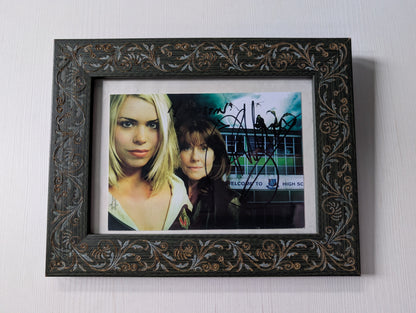 Doctor Who Billie Piper Autographed Photo in Frame