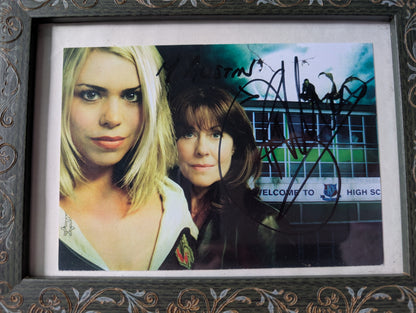 Doctor Who Billie Piper Autographed Photo in Frame
