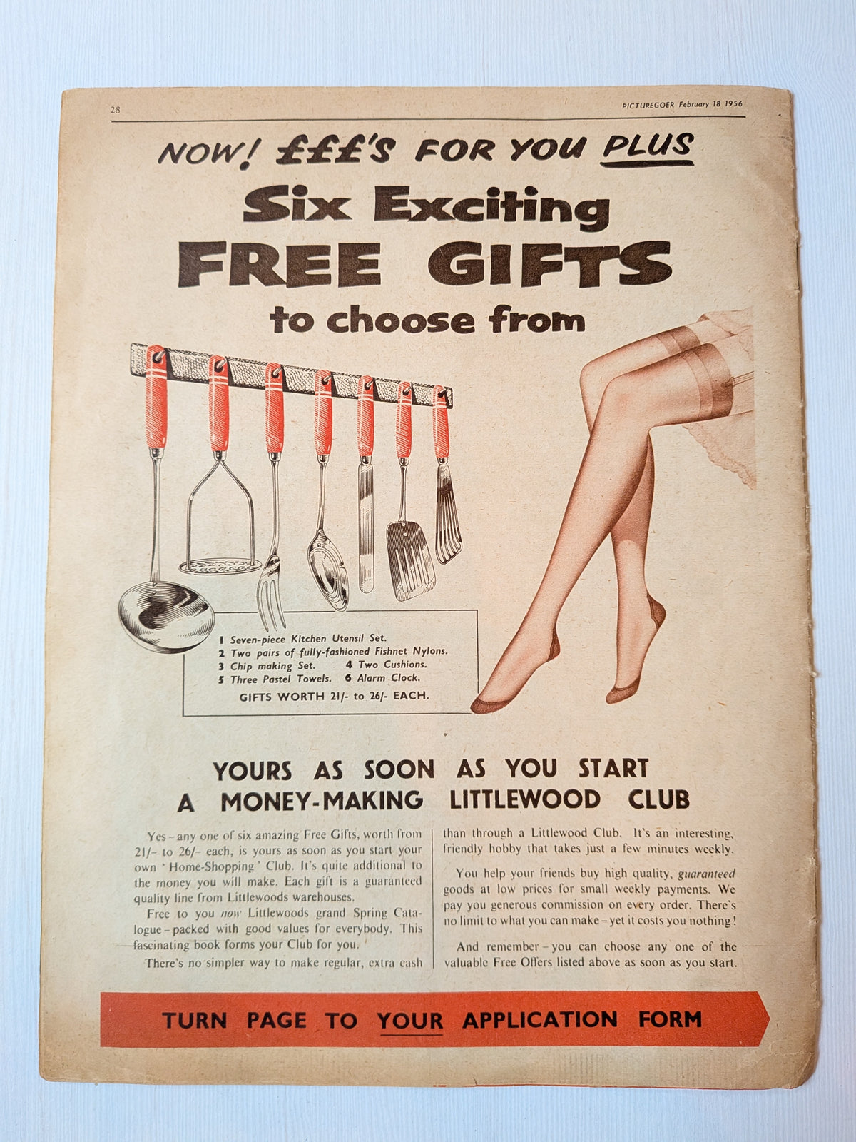 Picturegoer Magazine February 18, 1956 - Rita Moreno Cover