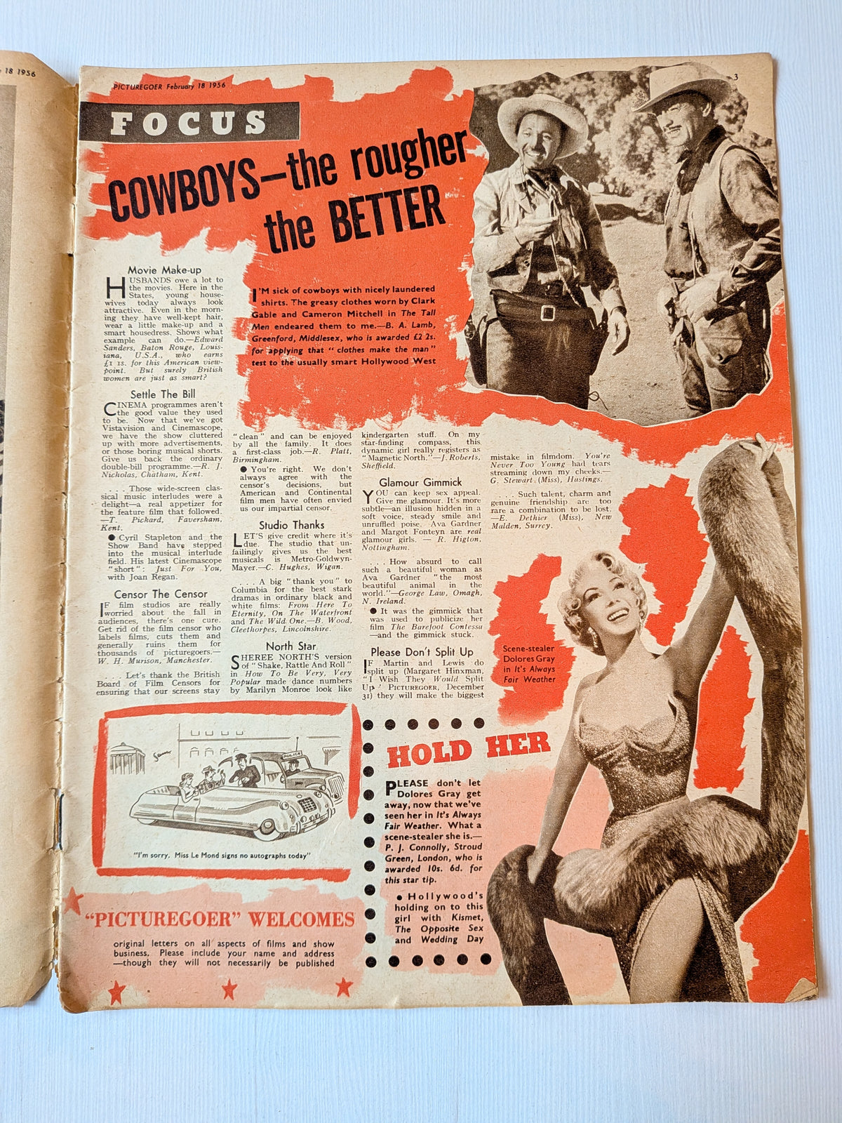 Picturegoer Magazine February 18, 1956 - Rita Moreno Cover