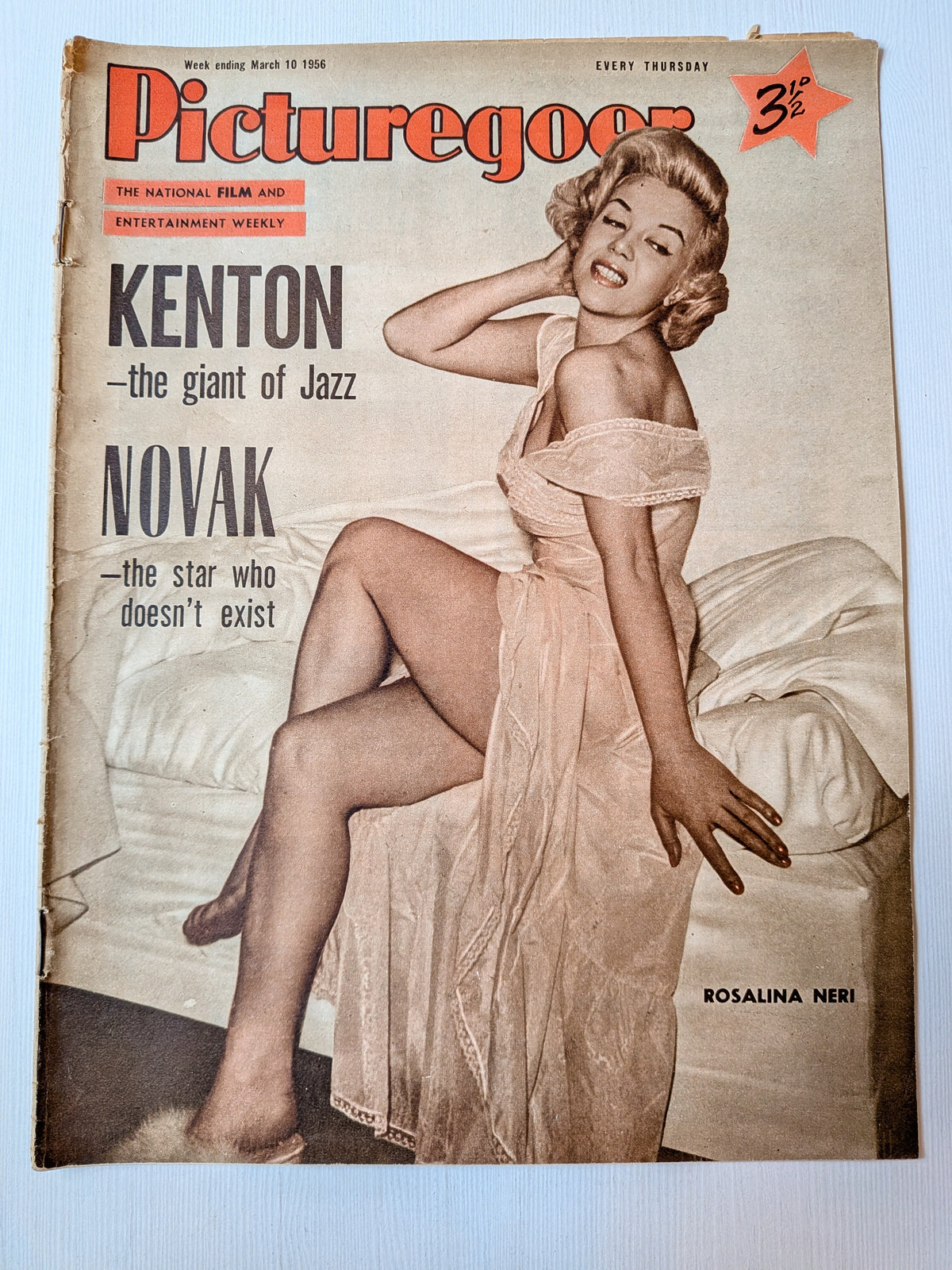 Picturegoer Magazine March 10, 1956 - Rosalina Neri Cover