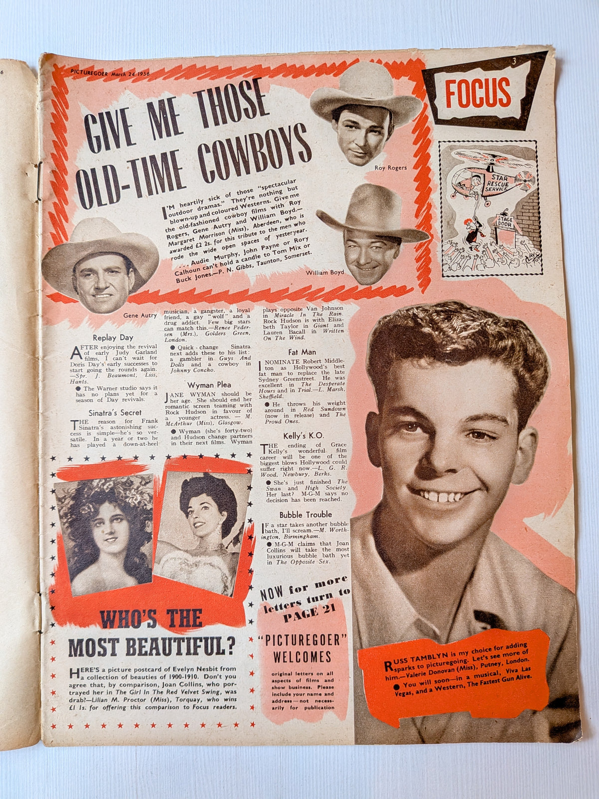Picturegoer Magazine March 24, 1956 - Shirley Deane Cover